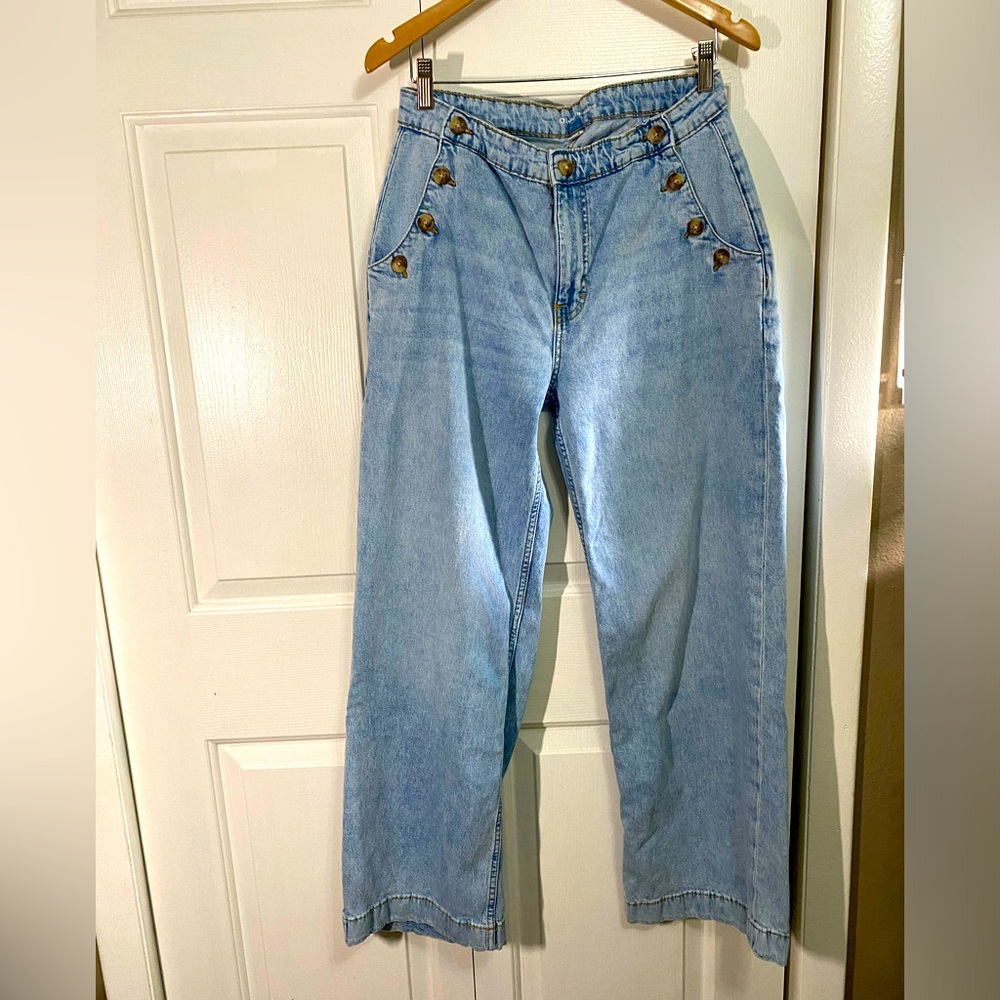 Women’s wide leg Macy’s jeans
